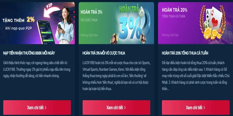 Thưởng nạp tiền hàng ngày 69win casino